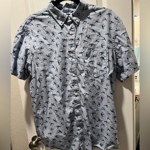 Toucan Short Sleeve Button Up